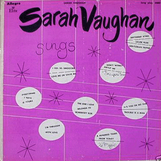 Sarah Vauhgan Sings